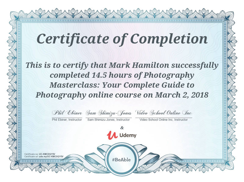 Photography Master Class