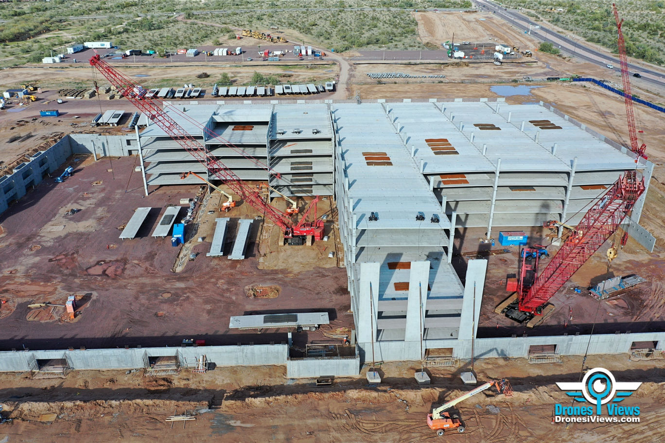 Construction Site Progression Report